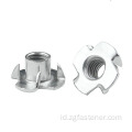 Kacang tee stainless steel dengan Pronge M4-M10